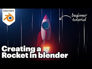 Creating a stylized rocket in blender - PART2 I Blender Beginner Tutorial