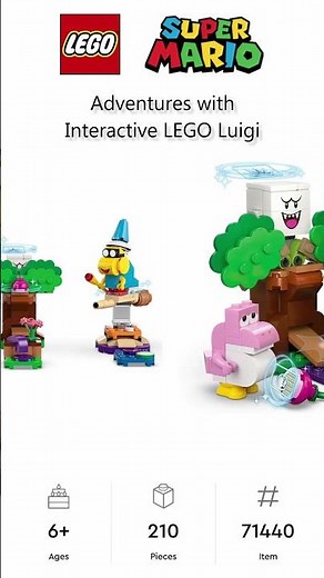 PREVIEW: LEGO SUPER MARIO, Adventures with Interactive LEGO® Luigi™, Set 71440, LEGO 2024