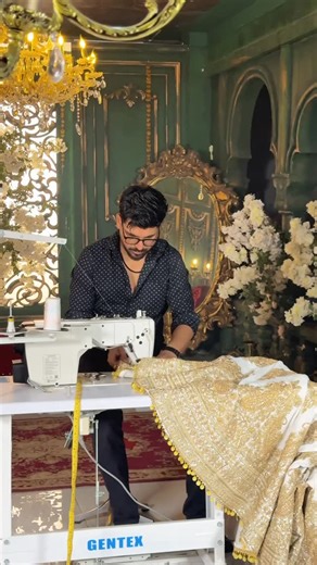 Kashees Beauty Parlour on Instagram: "✨ From Sketch to Spotlight! ✨ Witness the magical transformation as the iconic Kashif Aslam aka Kashee takes you through the complete journey — from the first stitch of a dreamy dress to the final glamorous makeover! Every thread, every brushstroke, every sparkle — it’s not just beauty, it’s art in motion! Watch how fashion meets finesse in Kashee’s signature style! Don’t miss this behind-the-scenes masterpiece! #KasheeMagic #KashifAslam #KasheesMakeover #Be