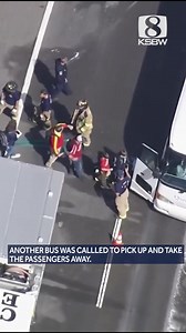 18K views · 117 reactions | BUS FIRE | 32 students and seven adults escaped a bus fire in the Santa Cruz Mountains on Friday. No injuries were reported, but the bus was deemed a total loss. Read more: https://www.ksbw.com/article/tour-bus-fire-engulfed-highway-17-santa-cruz-mountains/64794432 | KSBW TV Action News 8 | Facebook