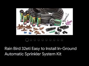 Bubbas Rain bird 32eti sprinkler kit install and review