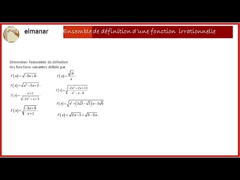 Ensemble de définition Cours et exercices corrigés Mathématiques première