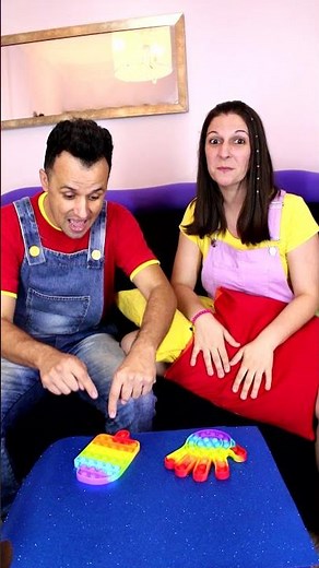 DESAFIO DO POP IT - Rapha e Mandy #Shorts