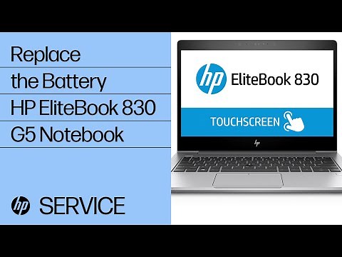 Replace the Battery | HP EliteBook 830 G5 Notebook | HP Support