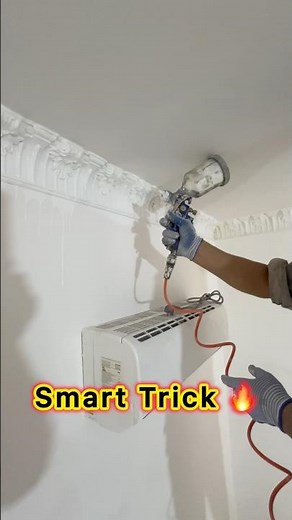 🎨 Genius New Way to Paint Ceiling Edges!