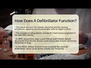 How Does A Defibrillator Function? - Science Through Time