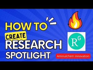 How to Create Research Spotlight in ResearchGate Profile