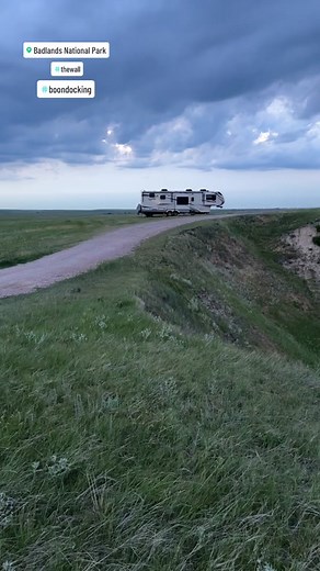 When we traveled with our @tiffinmotorhomes to Badlands National Park @National Park Service we boondocked with our RV on #thewall. It was the most AMAZING camping spot as there was plenty of space, peace and quiet, and the most amazing views!! #4thofjuly #merica🇺🇸 #vacation #summerfun #summervaction #nationalpark #badlands #southdakota #vacations #travelgram #destination #usatravel #travelgoals #travelwithkids #optoutside #hiker #rvtravel #rvadventures #pineforestadventures #rvingwithkids #rv