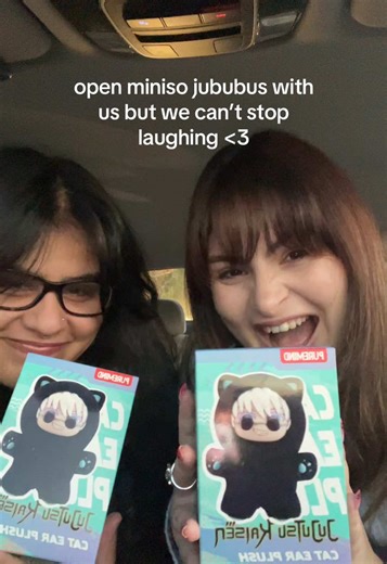 if you’re wondering how or why we started laughing i have no idea. the silence as so loud after…. but @lia ᢉ𐭩 and i promise we’re not shoko or haibara haters at ALL we just really wanted gojo or geto 😭 #jjk #miniso #jjklabubu #blindboxopening #jujutsukaisen