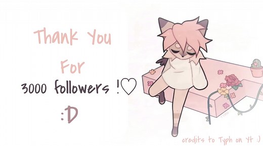AAA THANK YOU SO MUCH !!! ✨💗 Background : credits to Typh on yt 💕 #3kfolowers #typh #typhfanaccount #fanaccount #thankyou #fyp #pubgmjinx