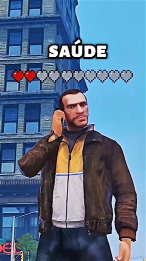 Quanta SAÚDE Recuperamos ao Entrar na AMBULÂNCIA nos Jogos GTAs? 😨 #gta #shorts