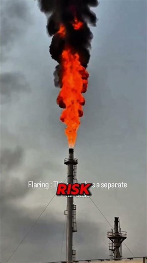 Why Oil Rigs Shoot Fire Into the Sky 😳🔥