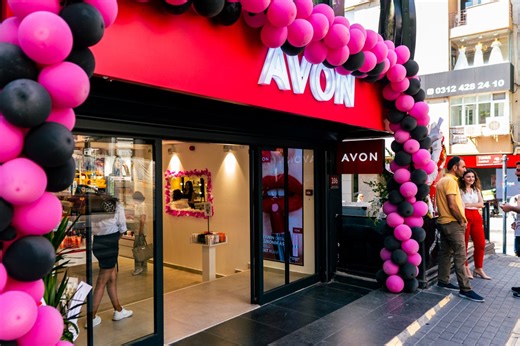 Where is Avon opening stores in the UK for the first time?