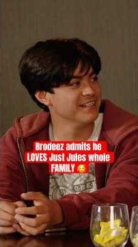 Brodeez admits he LOVES Just Jules whole FAMILY 🥰 #brodeez #justjules #dating #interview