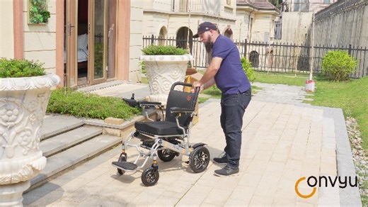 Watch Opening and storing a power wheelchair on Amazon Live