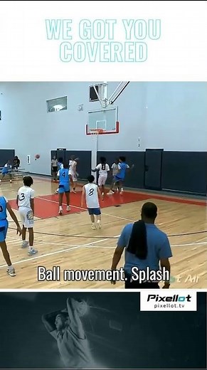 From pass to pass to perfection. That’s how you drain a 3!