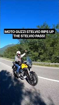 TAKING THE MOTO GUZZI STELVIO UP THE STELVIO PASS!