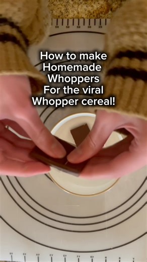 How to make easy homemade whopper candies! Recipe on my website!