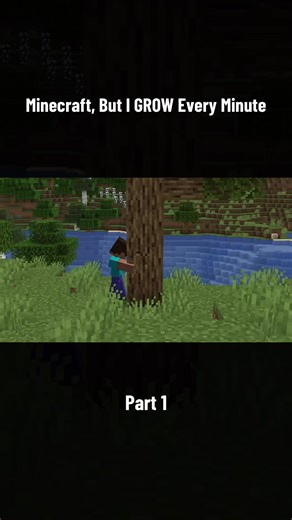 Minecraft Challenge: Grow Every Minute Gameplay