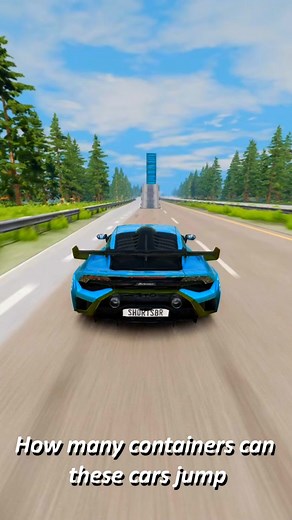 Jump Test Containers Part 2: Cars Jumping Over Containers Challenge