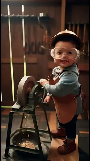 Tiny Blacksmiths at Work! 👶⚒️ This Is Too Cute