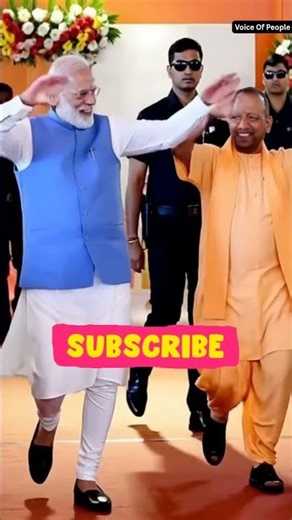 Modi ji and Yogi ji dance show #viral #funny #modi #yogiadityanath