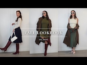 FALL LOOKBOOK 2025 | Effortless Outfits ft. OGL Move 🍂