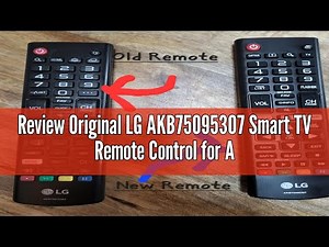 Review Original LG AKB75095307 Smart TV Remote Control for ALL LG LCD, LED, OLED Smart TVs (Batterie