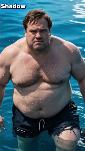 “Giant Man Trapped Inside Aquarium 😳 AI Scene”