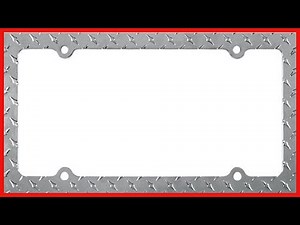 Great product - Custom Accessories 92570 Chrome Diamond Plate License Plate Frame