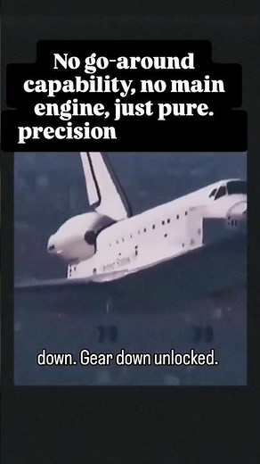 Shuttle amazing landing