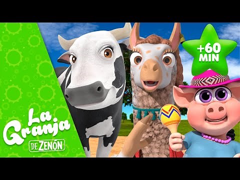 Mix ¡1 HORA de Las Mejores Canciones Infantiles 🎵 de La Granja de Zenón! 🌈 | La Granja de Zenón