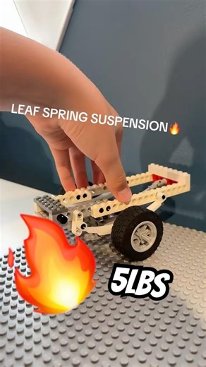 3d Leaf spring suspension #lego #lightmybricks #legosets #automobile #legotechnic #carlego