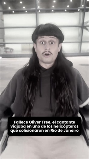 Oliver Tree, el cantante viajaba en uno de los helicópteros que colisionaron en Río de Janeiro. #accidente #olivertree
