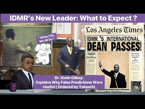IDMR ’s New Leader: What We Can Expect