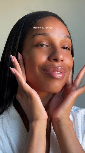 A peek into how @schaebreezy_ winds down after a long day with her own Tatcha ritual featuring The Silk Serum.