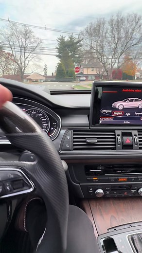 Sport Transmision Comfort Mode the shifts sounds so good ! #a7 #audi #supercharger #audipower #power
