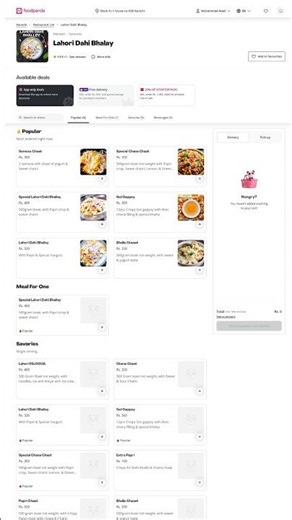 🍔💻 Build a Café & Restaurant Website Using Foodpanda Menu in Minutes ⚡#shorts