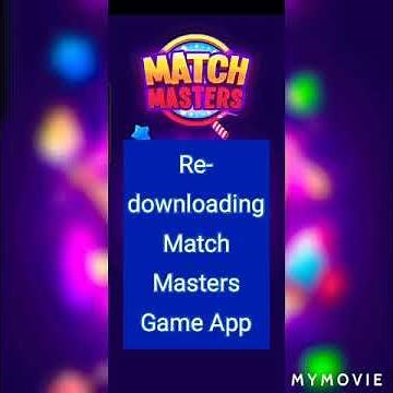 Retrieve old account - reinstall Match Masters Game App | Help walkthrough