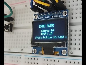 AI Built Me a Game: Flappy Bird on ESP32 + OLED【Easy DIY】