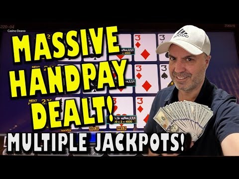Massive HANDPAY Dealt! From Vegas! Video Poker #casino #videopoker #poker #gambling #gaming #shorts