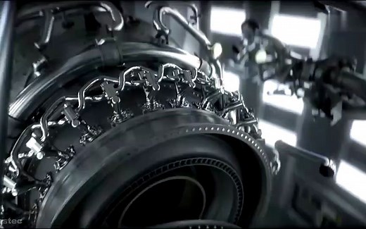 飞机航空发动机工作原理三维仿真动画