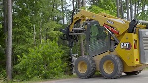 Ready to see more? Check out our Cat D3 Series Skid Steer and Compact Track Loaders at work. Head to your local Cat dealer when you're ready to experience the industry leader for operator comfort for those long days on the farm - we've got a fully sealed and pressurized one piece cab, wider joystick pods and an increased door opening angle. Get more info here http://bit.ly/2MRkjR7. | Cat Agriculture