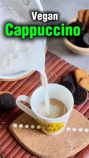 Day 9: How to make Cafe Style Vegan Cappuccino at Home #coffee #cappuccino