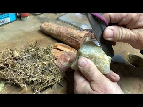 Materials and tools for primitive fire starting