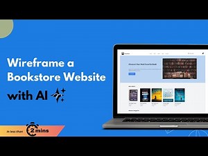 Wireframe a Bookstore Website in Under 2 Minutes with MockFlow’s Genius AI