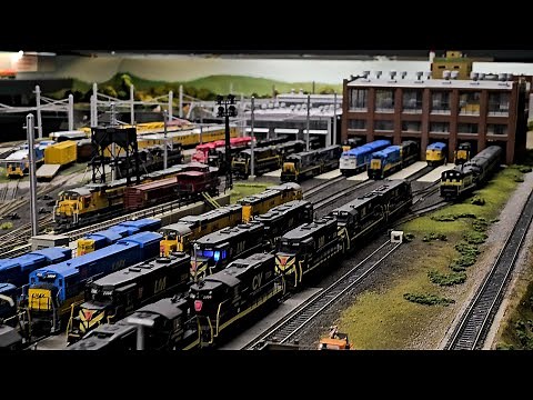 Ken McCorry's Incredible HO railroad ! Part One The walk thru.