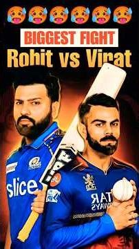 Biggest fight Rohit Sharma vs virat kohli #viratkohli #vs #rohitsharma #shortsfeed #shorts#trending