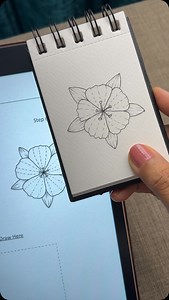 49K views · 250 reactions | Draw with me ✍️ step-by-step flower ....