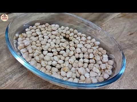 Chickpeas in Microwave - Instant Chickpeas - Boil Chickpeas in Microwave